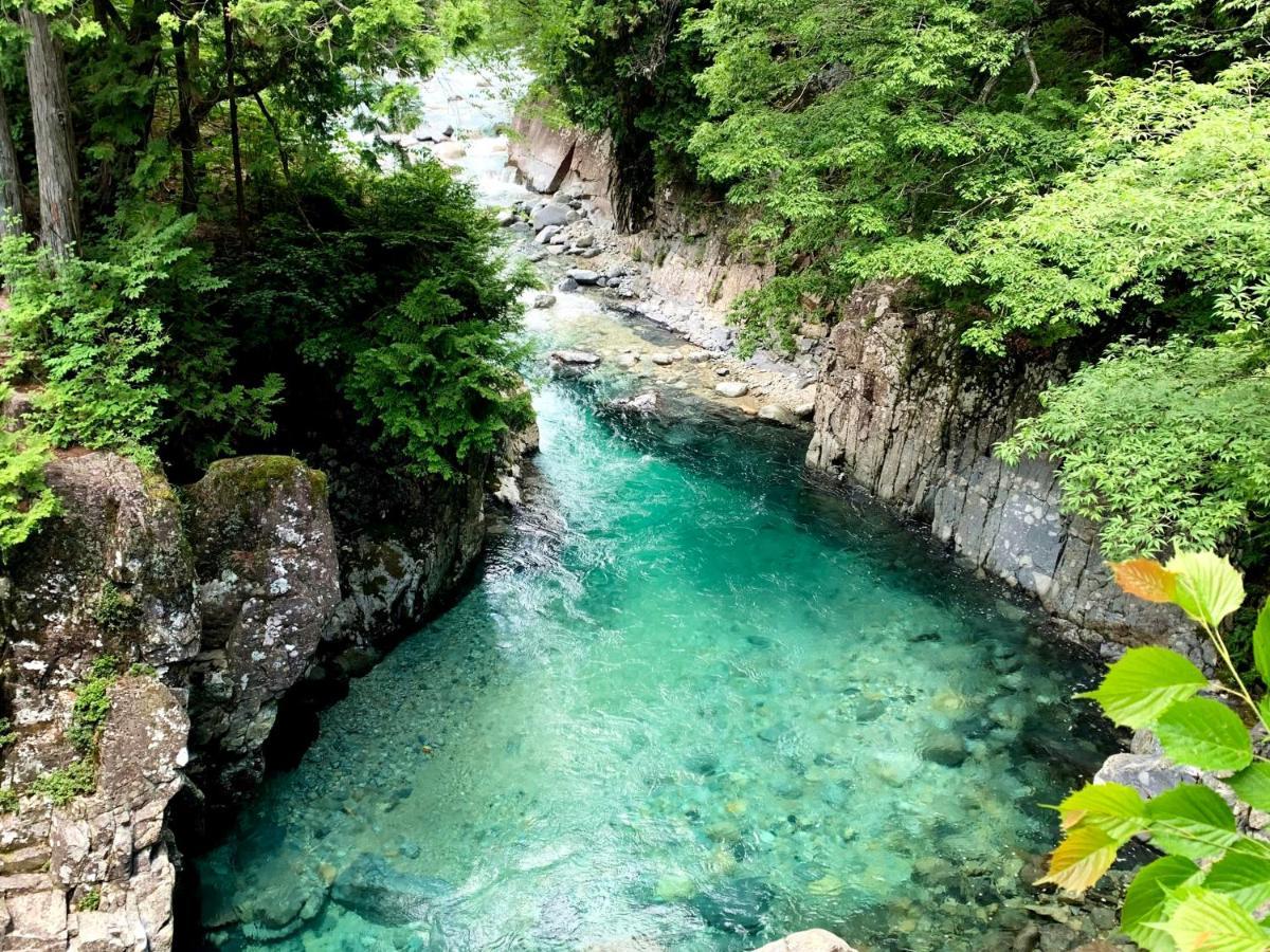 阿寺温泉 フォレスパ木曽あてら荘 Hotel Okuwa Luaran gambar