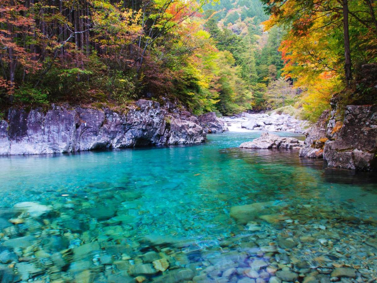 阿寺温泉 フォレスパ木曽あてら荘 Hotel Okuwa Luaran gambar
