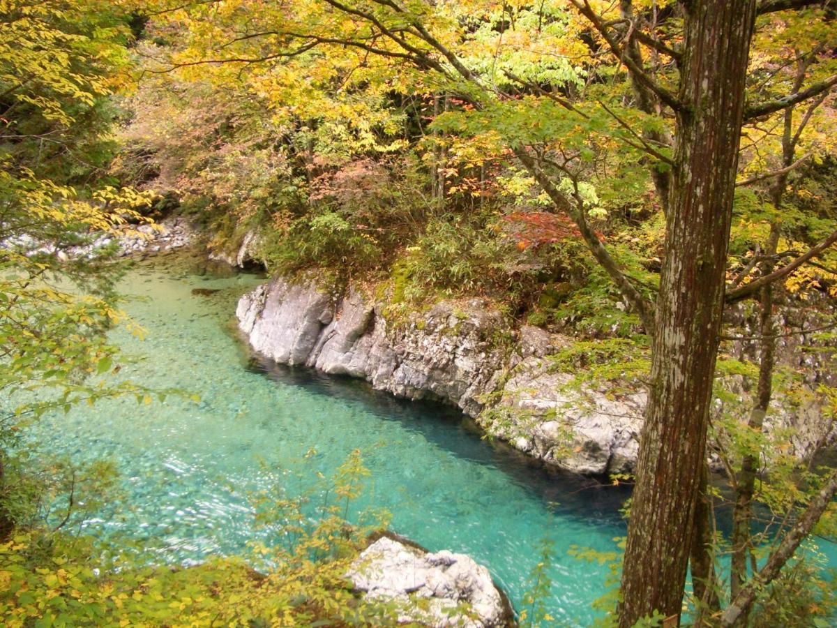 阿寺温泉 フォレスパ木曽あてら荘 Hotel Okuwa Luaran gambar
